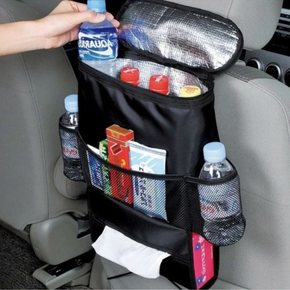Car Backseat Organizer with Insulated Pocket